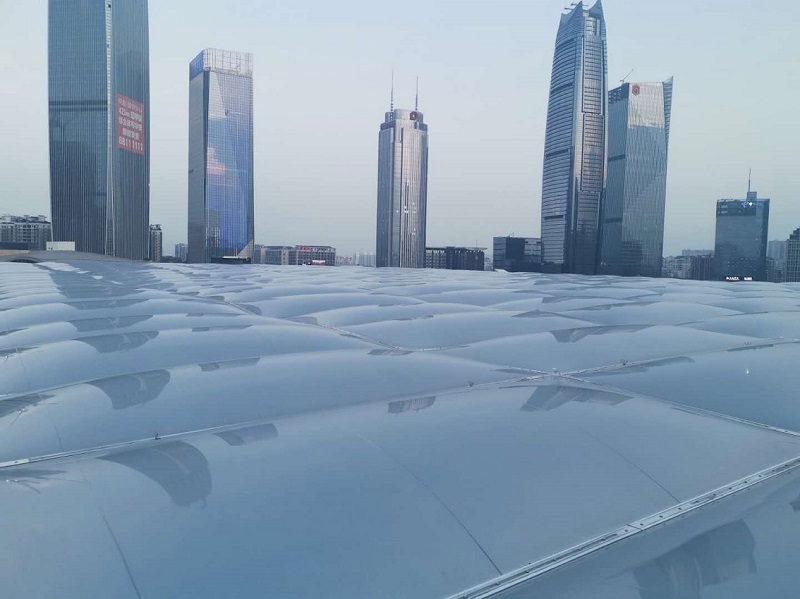 燁興-東莞市民中心ETFE膜結構氣枕屋面